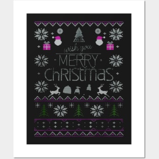 HAPPY CHRISTMAS Posters and Art